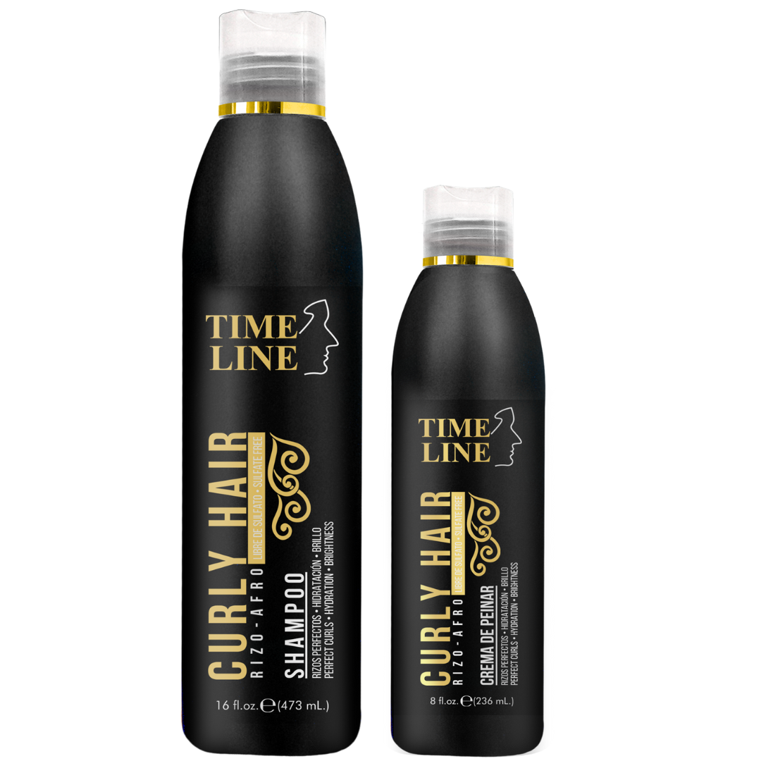 Shampoo and styling cream for afro hair