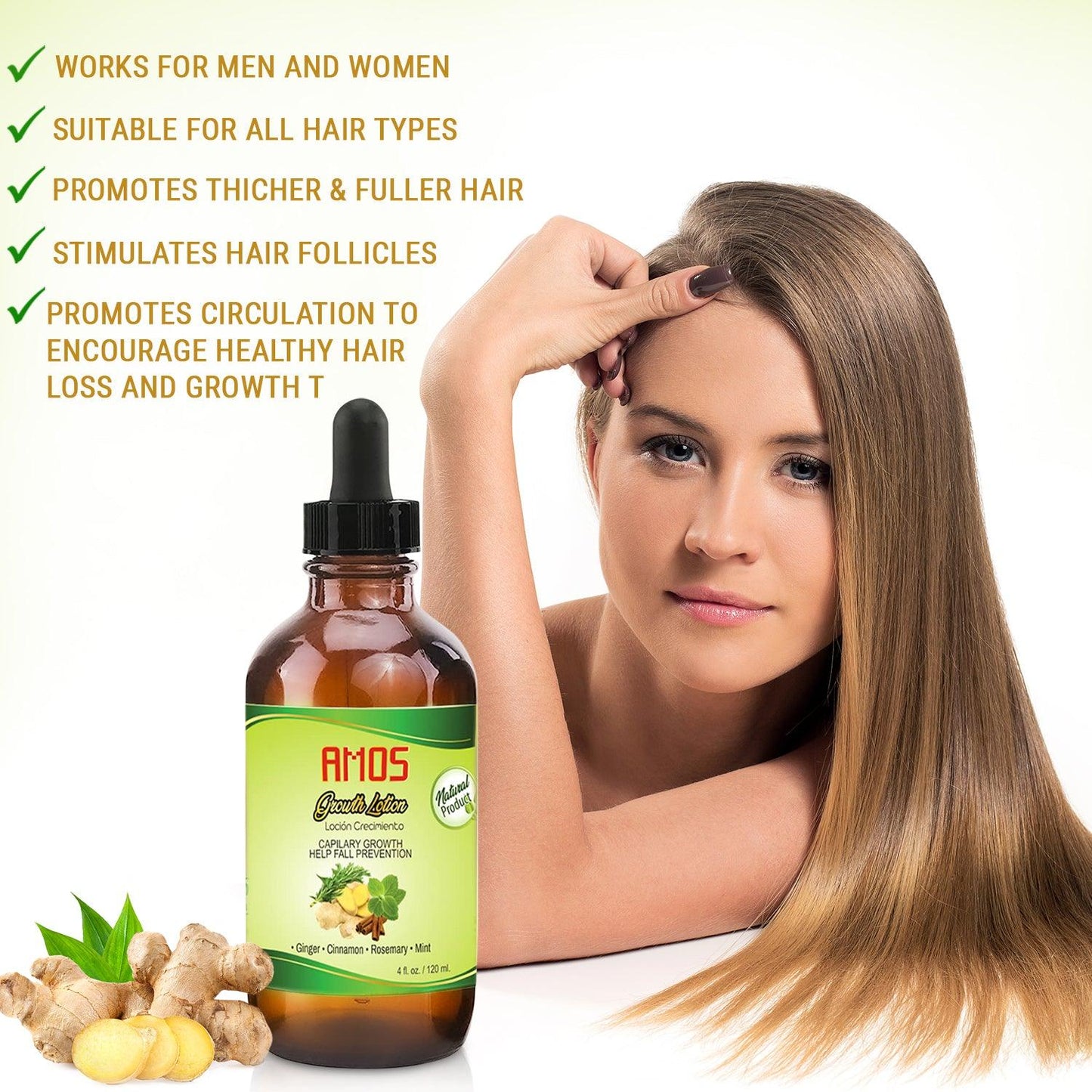 Anti-pérdida de cabello (4 onzas) - AMOSTIMELINE