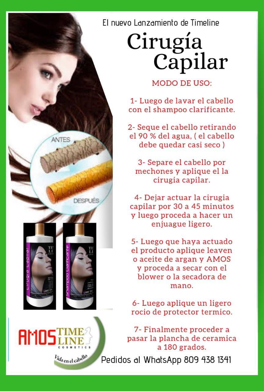 TIME LINE Professional Hair Surgery Treatment Kit, Hair Surgery For Professional Hair Keratin For Damaged Hair (4 Ounce) 2 Step - AMOSTIMELINE