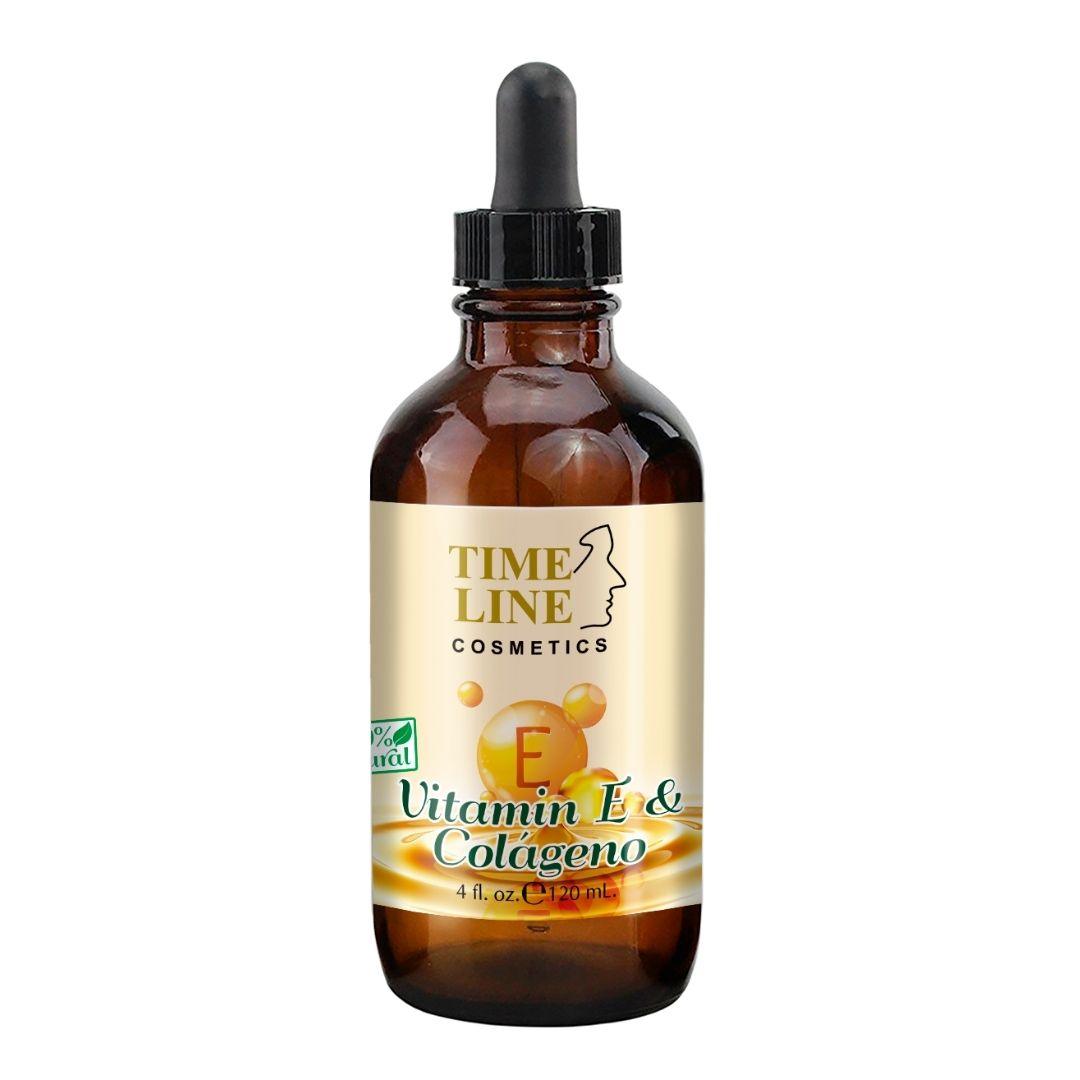 AMOSTIMELINE Liquid Vitamin E & Collagen for Hair Growth, Hair Thinning & Repair Damaged Hairs - Professional Hair Regrowth Treatments - Anti-Aging Vitamin E & Collagen Lotion for Hair Growth - AMOSTIMELINE