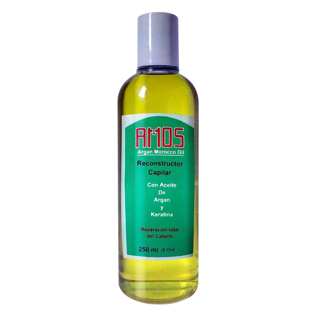 Argan Oil Hair Serum for Frizzy Hair with Vitamin E and Aloe Vera 8 oz (250 ml) Serum for Dry Damaged Hair - AMOSTIMELINE