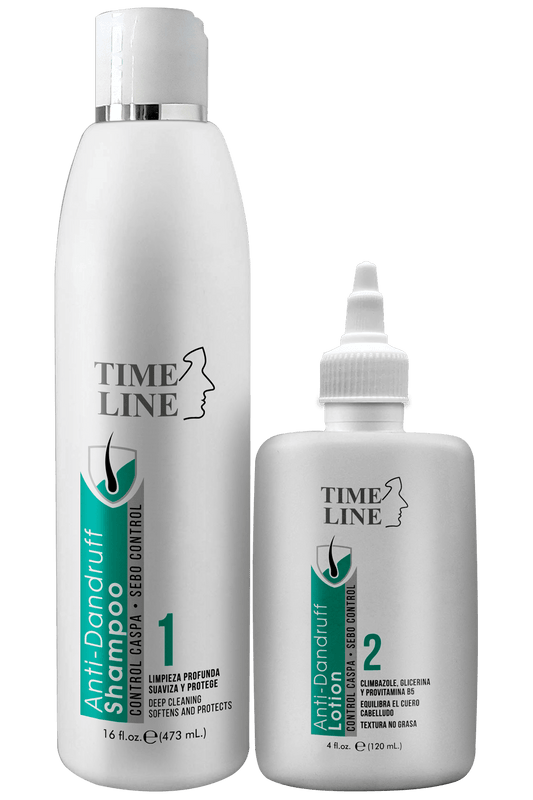 Anti-Dandruff Haircare Kit: Dandruff-Control Shampoo & Scalp Lotion" - AMOSTIMELINE