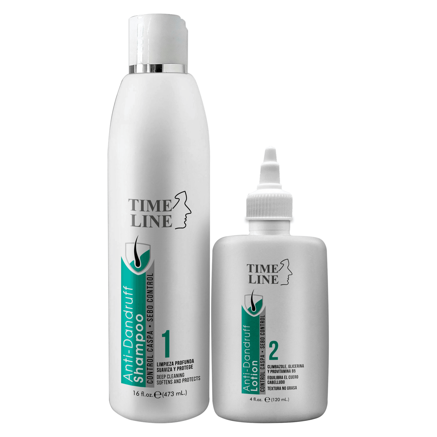 Anti-Dandruff Haircare Kit: Dandruff-Control Shampoo & Scalp Lotion" - AMOSTIMELINE