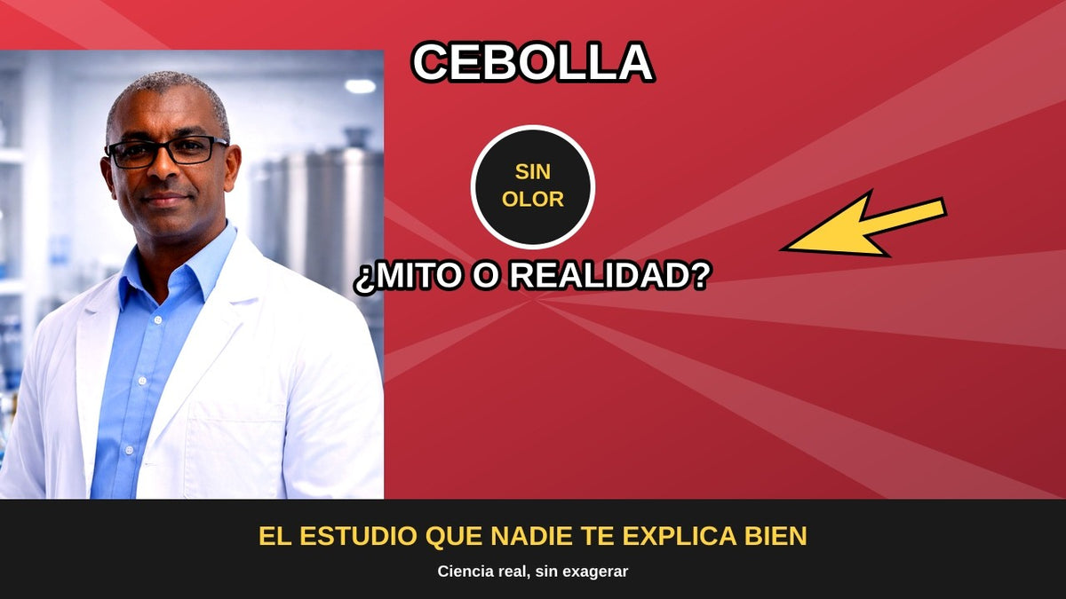 Ingeniero químico explicando el aceite de cebolla para el cabello
