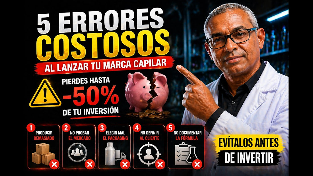 Ing. Juan R. Sánchez explica los 5 errores al lanzar una marca capilar