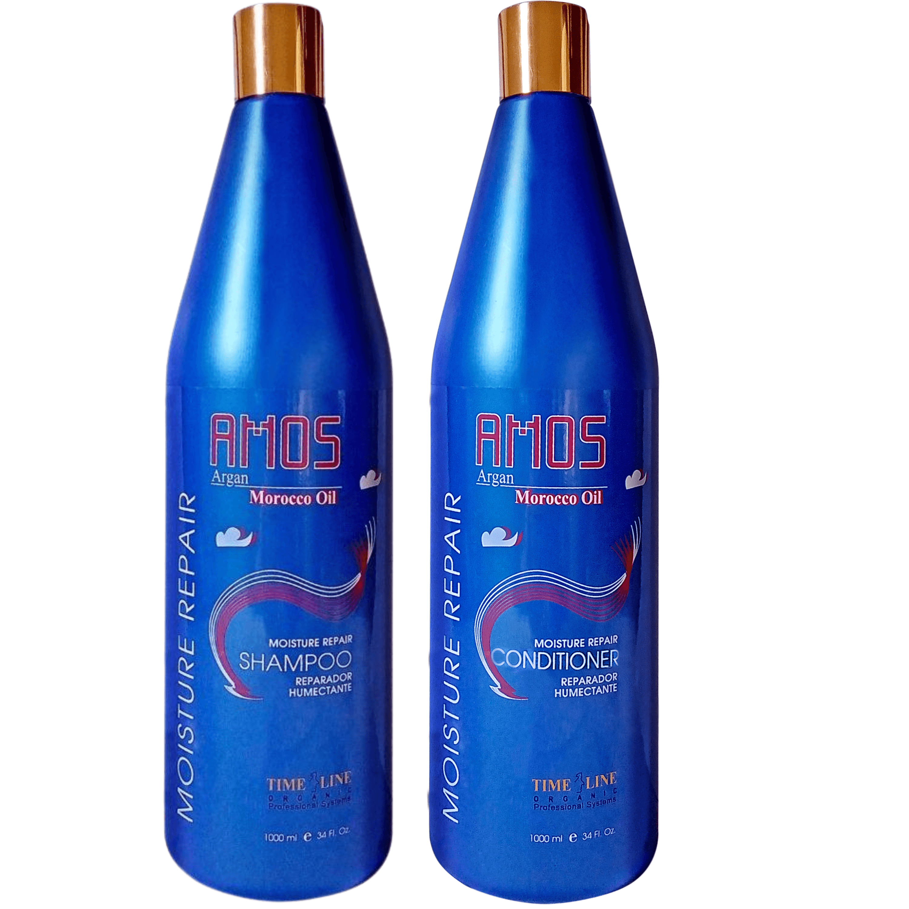 Argan Oil Hydration Duo: Shampoo & Conditioner Set - AMOSTIMELINE
