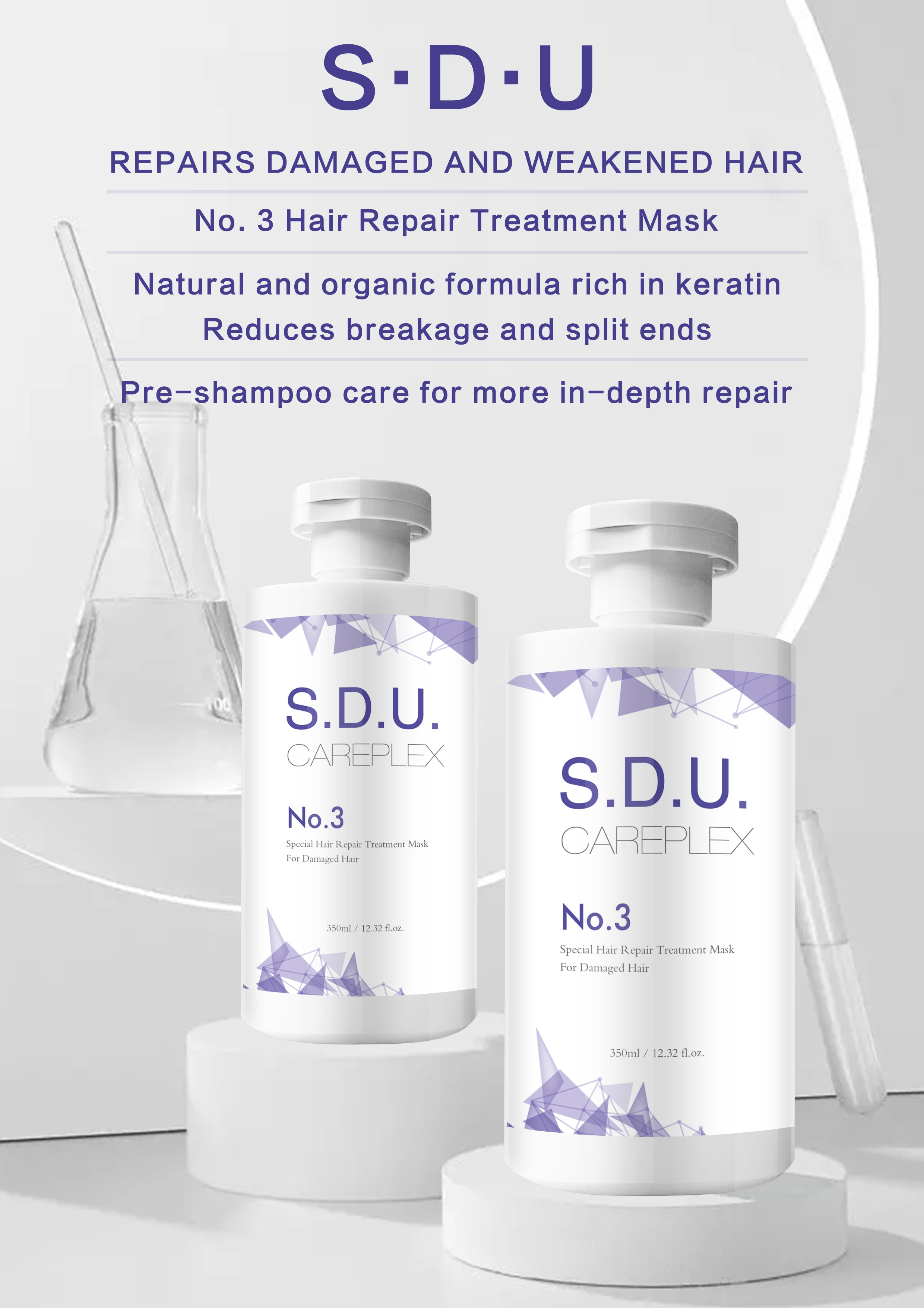 Pre- shampoo care for more in - depth repair