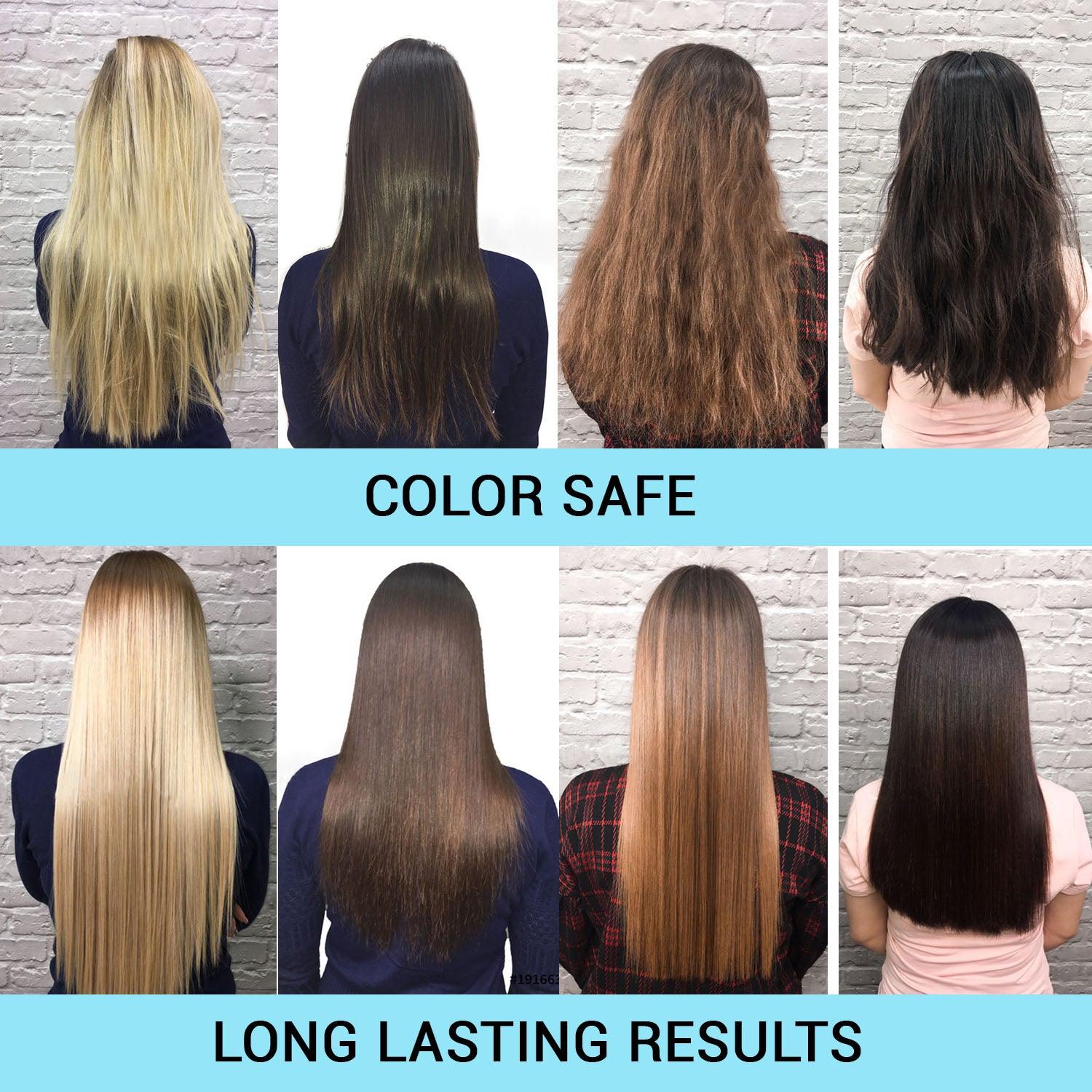 Keratin Hair Treatment-Brazilian Blowout Shampoo with Research Chemicals + Keratin Hair Treatment Straightening.  Kit For Silky, Smooth Hairs ( 2 Pasos ) 4 onzas - Amos Time Line Cosmetics