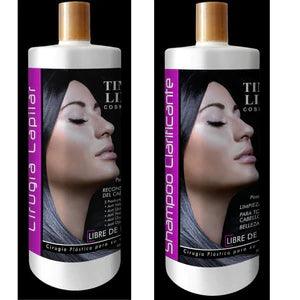 TIME LINE Professional Hair Surgery Treatment Kit, Hair Surgery For Professional Hair Keratin For Damaged Hair (4 Ounce) 2 Step - AMOSTIMELINE