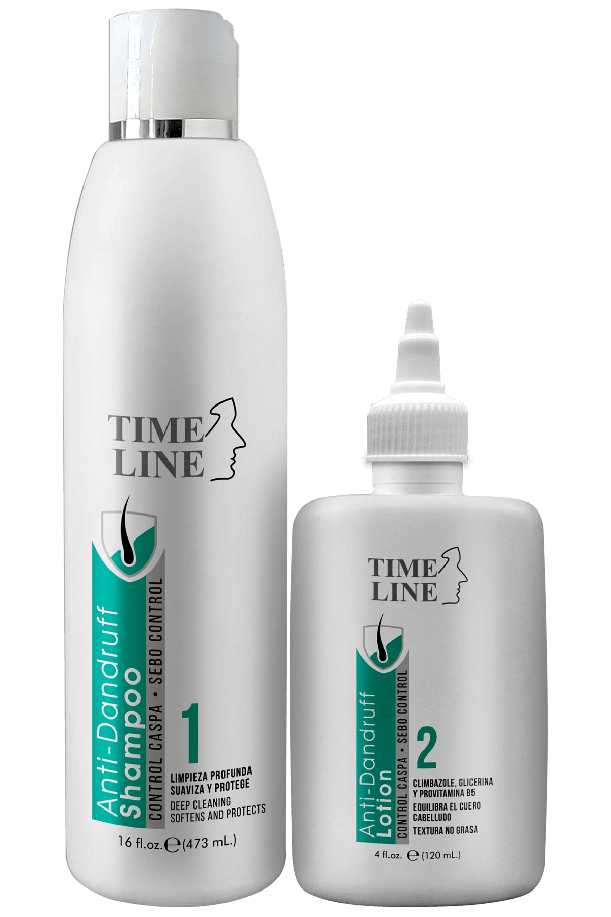 Anti-Dandruff Haircare Kit: Dandruff-Control Shampoo & Scalp Lotion" - AMOSTIMELINE