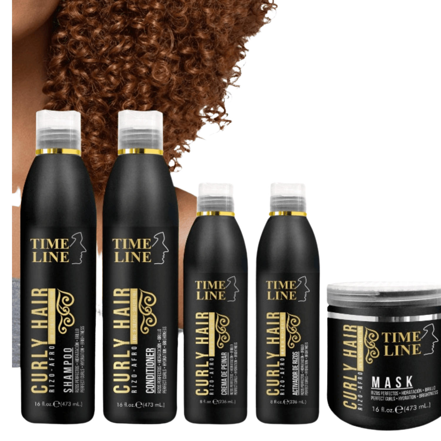 Kit Cabello Rizado - Amos Time Line Cosmetics